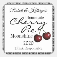 Homemade Cherry Pie Moonshine Personalisiert