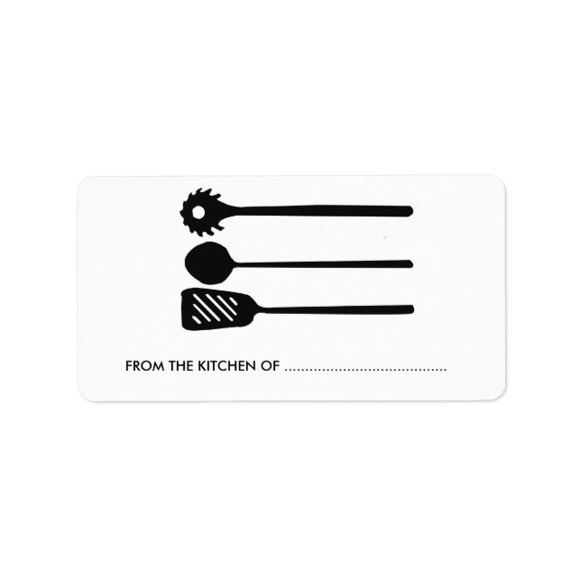 Homemade Cooking Goodies Adressaufkleber (Vorne)