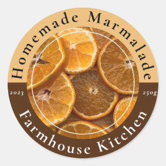 Homemade Customizable Marmalade Jam Sticker