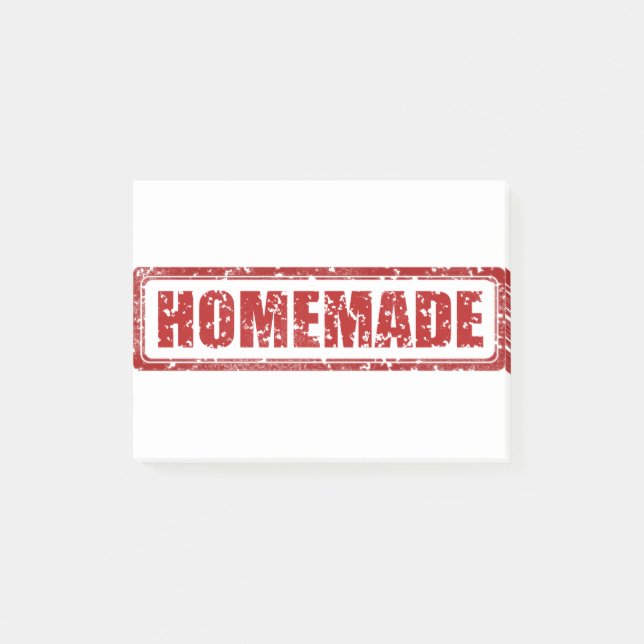 Homemade geschrieben post-it klebezettel (Vorderseite)