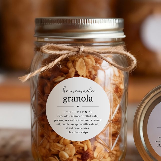 Homemade Gradnola Jar or Bag Label Sticker (Von Creator hochgeladen)