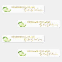 Homemade Guava Jam Thin Label