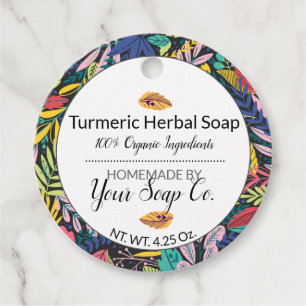 Homemade Herbal Artisan (Custom) #Soap Hang Tags Geschenkanhänger