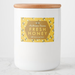 Homemade Honey Jar Labels | Bienen — Honigwabeneig Lebensmitteletikett