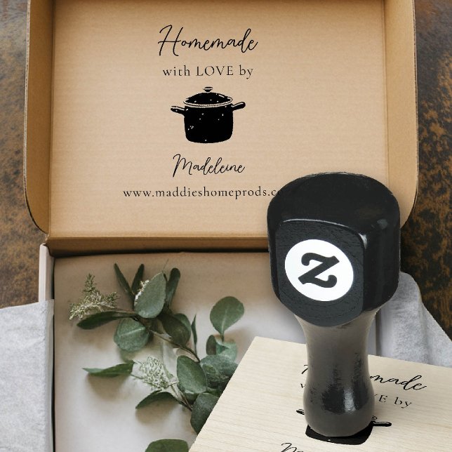 Homemade Jam Preserve Baker Artisan Crafter Maker Gummistempel (homemade artisanal maker baker jam preserve jelly cookies stamp gifting christmas bridal baby shower)