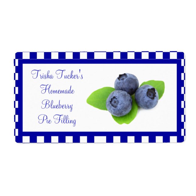 Homemade Jelly/Jam Label (Vorne)