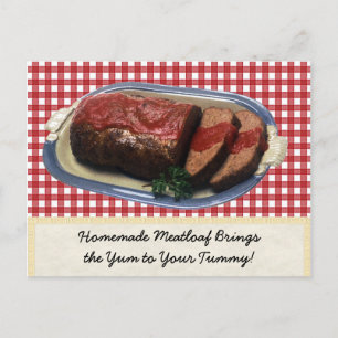Homemade Meatloaf Postkarte