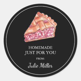 Homemade nur für Sie Piepton Runder Aufkleber