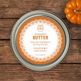 Homemade Pumpkin Butter Runder Aufkleber