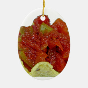 Homemade Salsa Keramikornament