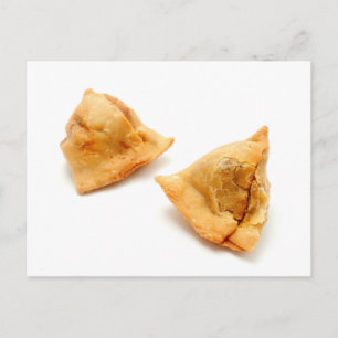 Homemade Samosas Postkarte