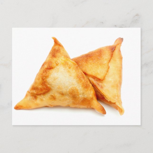 Homemade Samosas Postkarte (Vorderseite)
