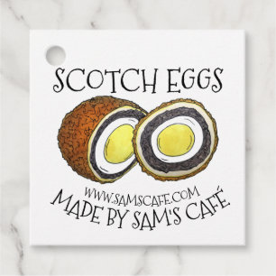 Homemade Scotch Eggs UK British Snack Food Geschenkanhänger