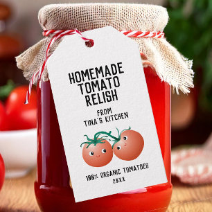 Homemade Tomato Relish Gevor Tag mit individuelle Geschenkanhänger
