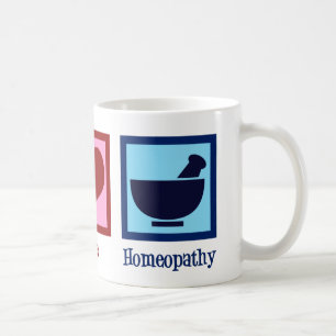 Homeopath Peace Liebe Homöopathie Kaffeetasse