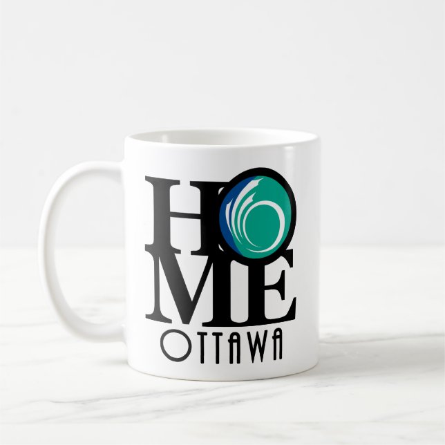 HOMEOttawa 11oz (Stadtflagge) Kaffeetasse (Links)