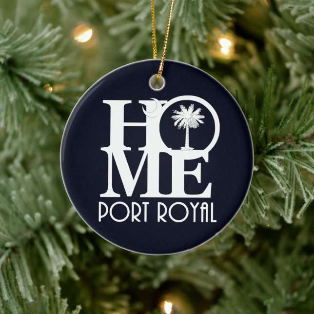 HOMEPort Royal South Carolina Keramik Ornament (Baum)
