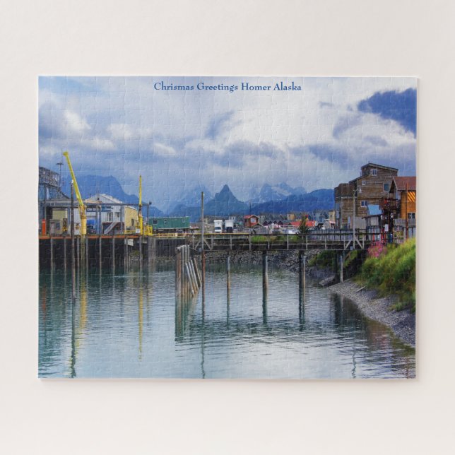 Homer Alaska Chrismas Grüße Puzzle (Horizontal)