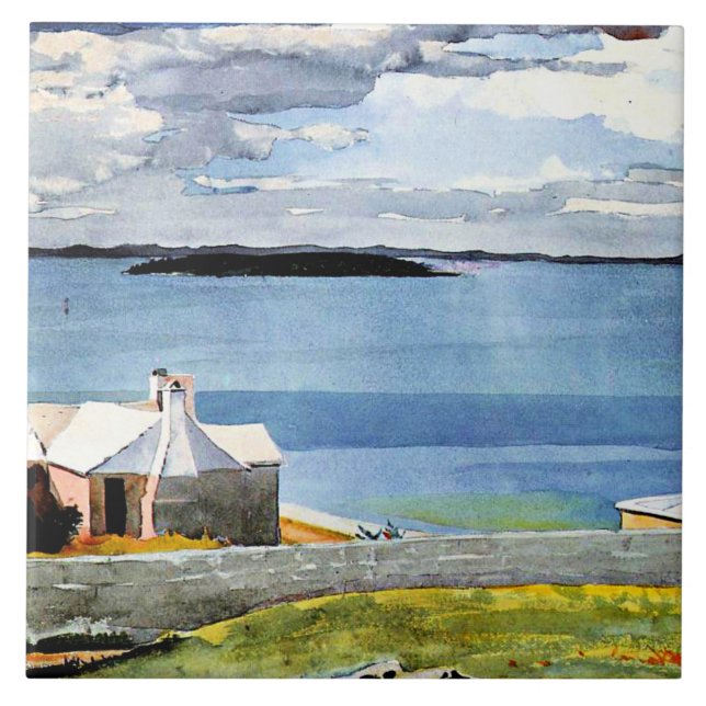 Homer - Binnenwasser, Bermuda, Fliese (Vorderseite)