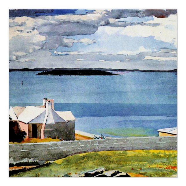 Homer - Binnenwasser, Bermuda, Poster (Vorderseite)