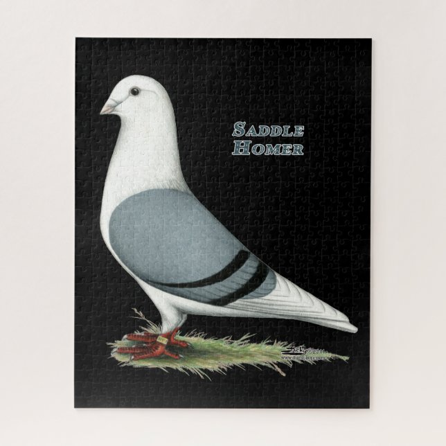 Homer Blue Saddle Puzzle (Vertikal)