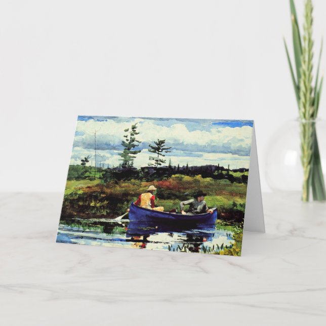 Homer - Das blaue Boot, Karte (Vorderseite)