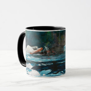 Homer - Die Rapiden, Hudson River, Adirondacks Tasse
