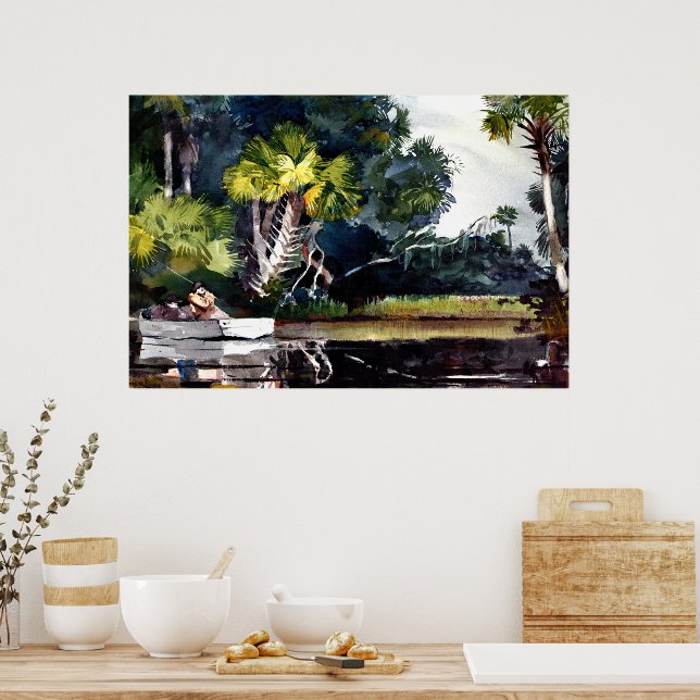 Homer - Homosassa Dschungel Poster (Küche)