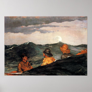 Homer - Kissing the Moon Poster