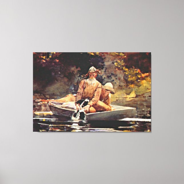 Homer - Nach der Jagd Leinwanddruck (Vorderseite)