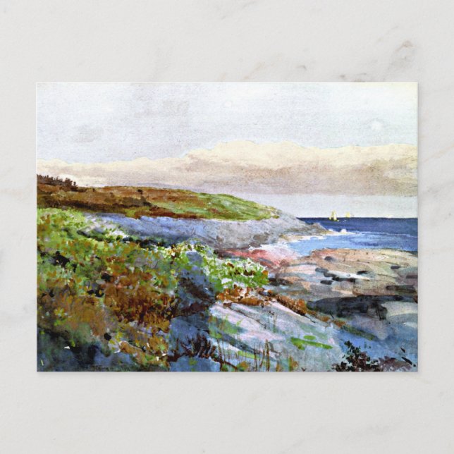 Homer - Schatten auf den Dünen Postkarte (Vorderseite)