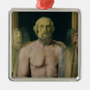 Homer Silbernes Ornament