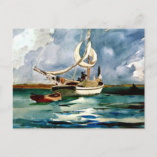 Homer - Sloop, Bermuda Postkarte (Vorderseite)