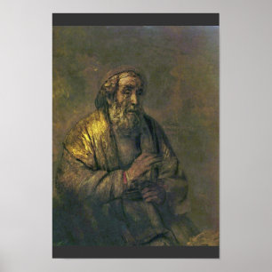 Homer. von Rembrandt Van Rijn (Beste Qualität) Poster