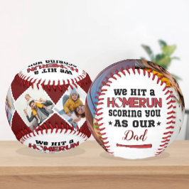Homerun Vater Vatertag Custom Foto von Kindern Baseball