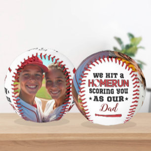 Homerun Vater Vatertag Custom Foto von Kindern Baseball
