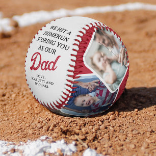 Homerun Vater Vathers Day FotoCollage Baseball