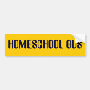 HOMESCHOOL BUS-Autoaufkleber Autoaufkleber
