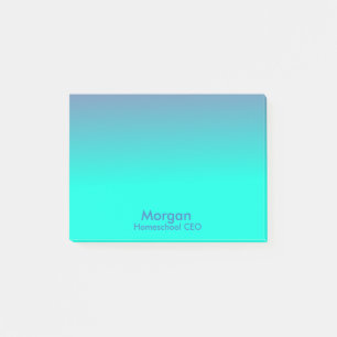 Homeschool CEO Blue Post-it Klebezettel