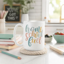 Homeschool Fuel Funny Homeschoolers Kaffeemaschine