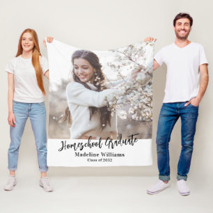 Homeschool Graduate Abschluss Foto Fleecedecke