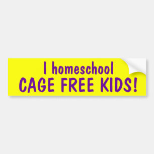 Homeschool I KÄFIG GEBEN KINDER frei Autoaufkleber