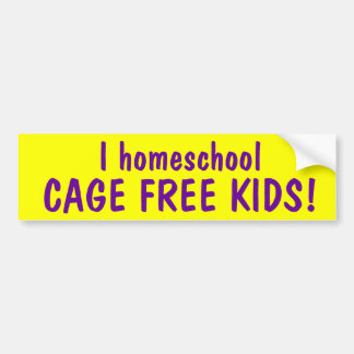 Homeschool I KÄFIG GEBEN KINDER frei Autoaufkleber