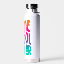 Homeschool Lehrer farbenfrohe Ombre Text