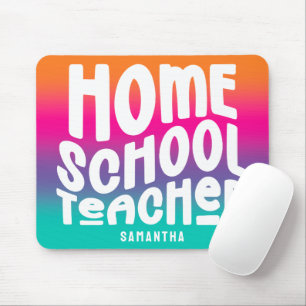 Homeschool-Lehrer Farbverlauf-Ombre Mousepad