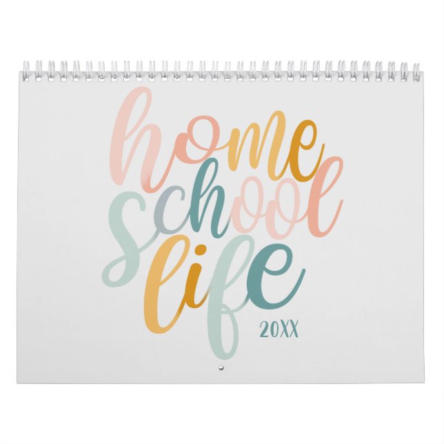 Homeschool Life Hübsch Quotes alt 2024 Kalender (Titelbild)