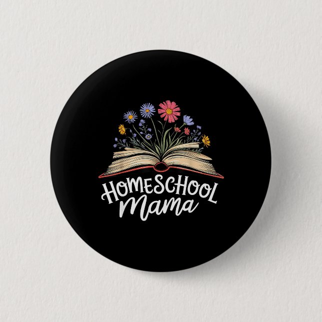 Homeschool-Mama Button (Vorderseite)