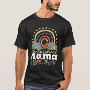 Homeschool Mama Homeschooling Mama Rainbow Teach a T-Shirt