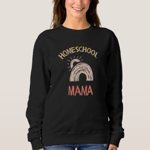 Homeschool-Mama Homeschooling-Mutter Familie Regen Sweatshirt