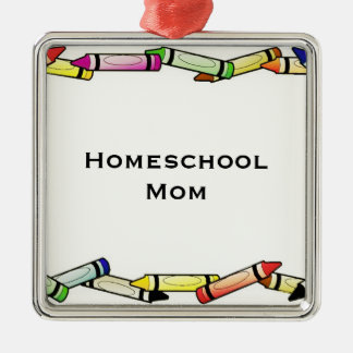 Homeschool Mama Ornament Aus Metall